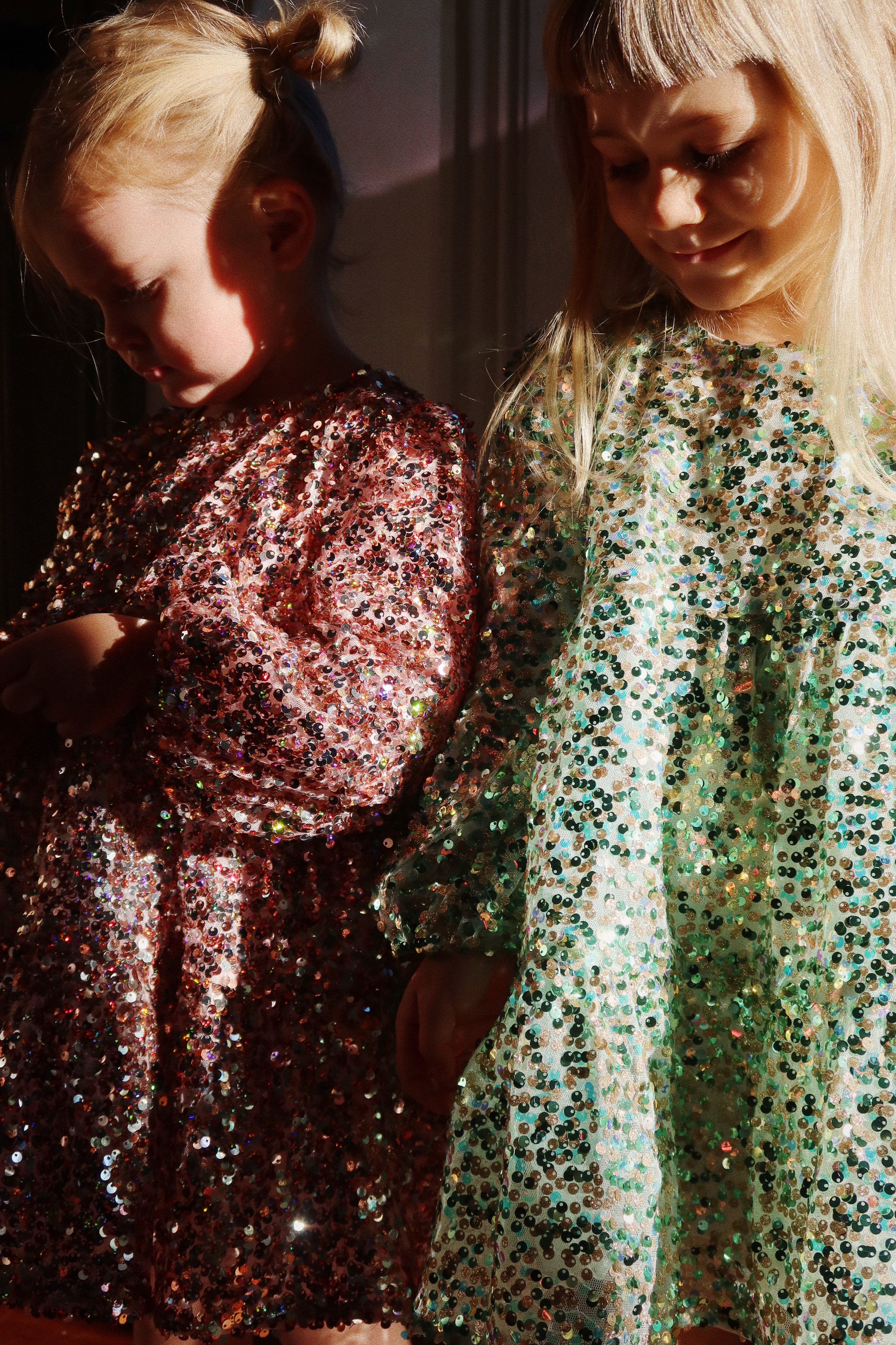 Lila sequins dress | Grey/rosa | Konges Slojd
