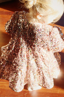 Lila sequins dress | Grey/rosa | Konges Slojd