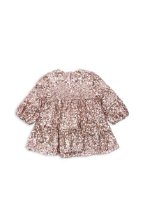 Lila sequins dress | Grey/rosa | Konges Slojd