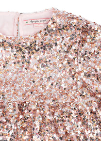 Lila sequins dress | Grey/rosa | Konges Slojd