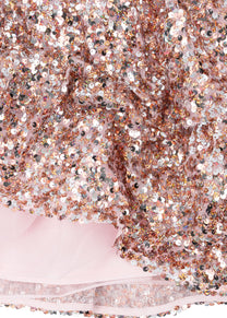 Lila sequins dress | Grey/rosa | Konges Slojd