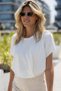 Top Susy | Off-white | Studio Poespas