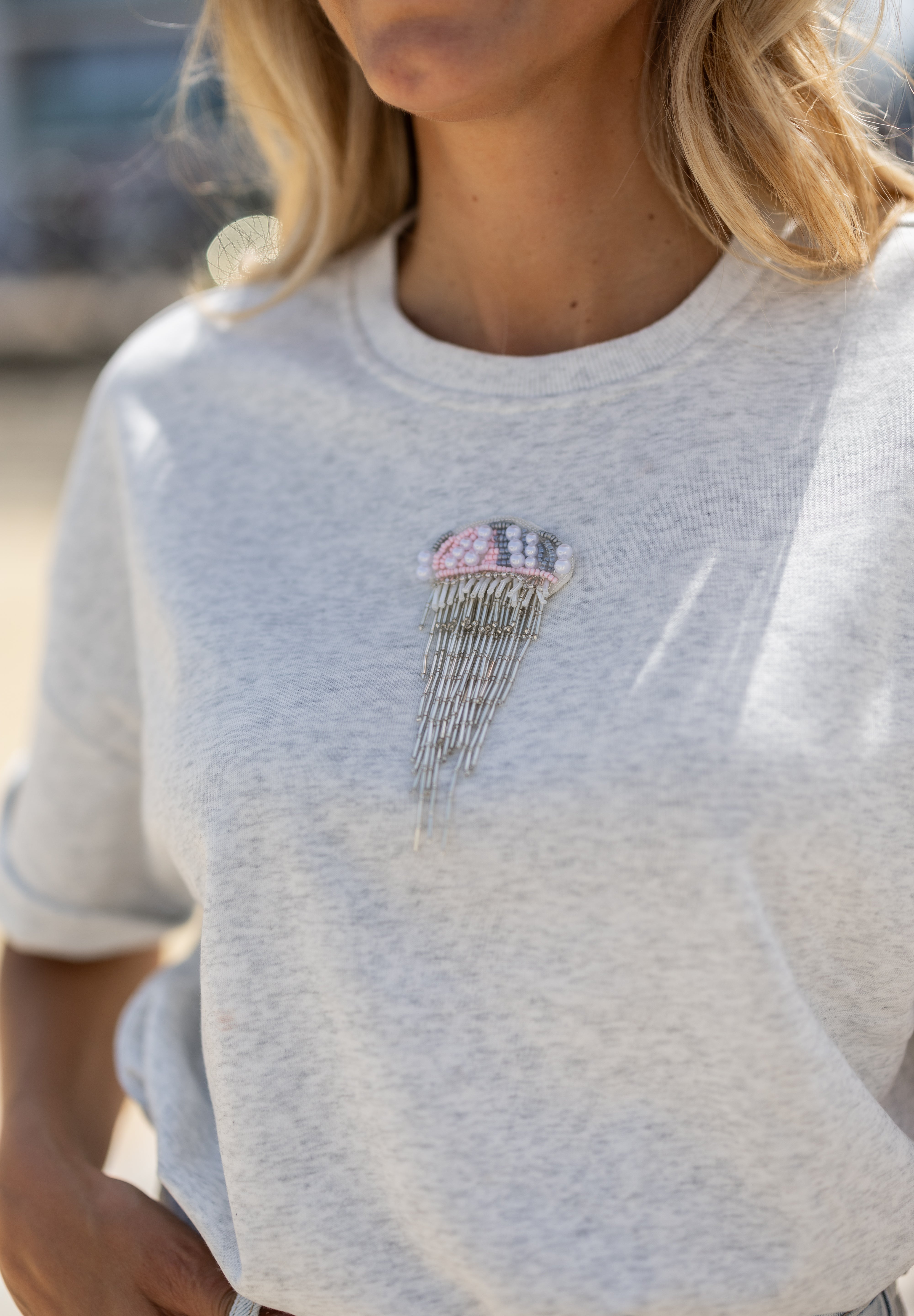 Top Amore Jellyfish | Grey | Poespas