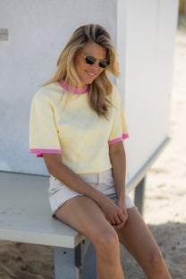 Top Check me out | Butteryellow | Studio Poespas