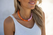 Ketting Top Team | Oranje/roze | Studio Poespas