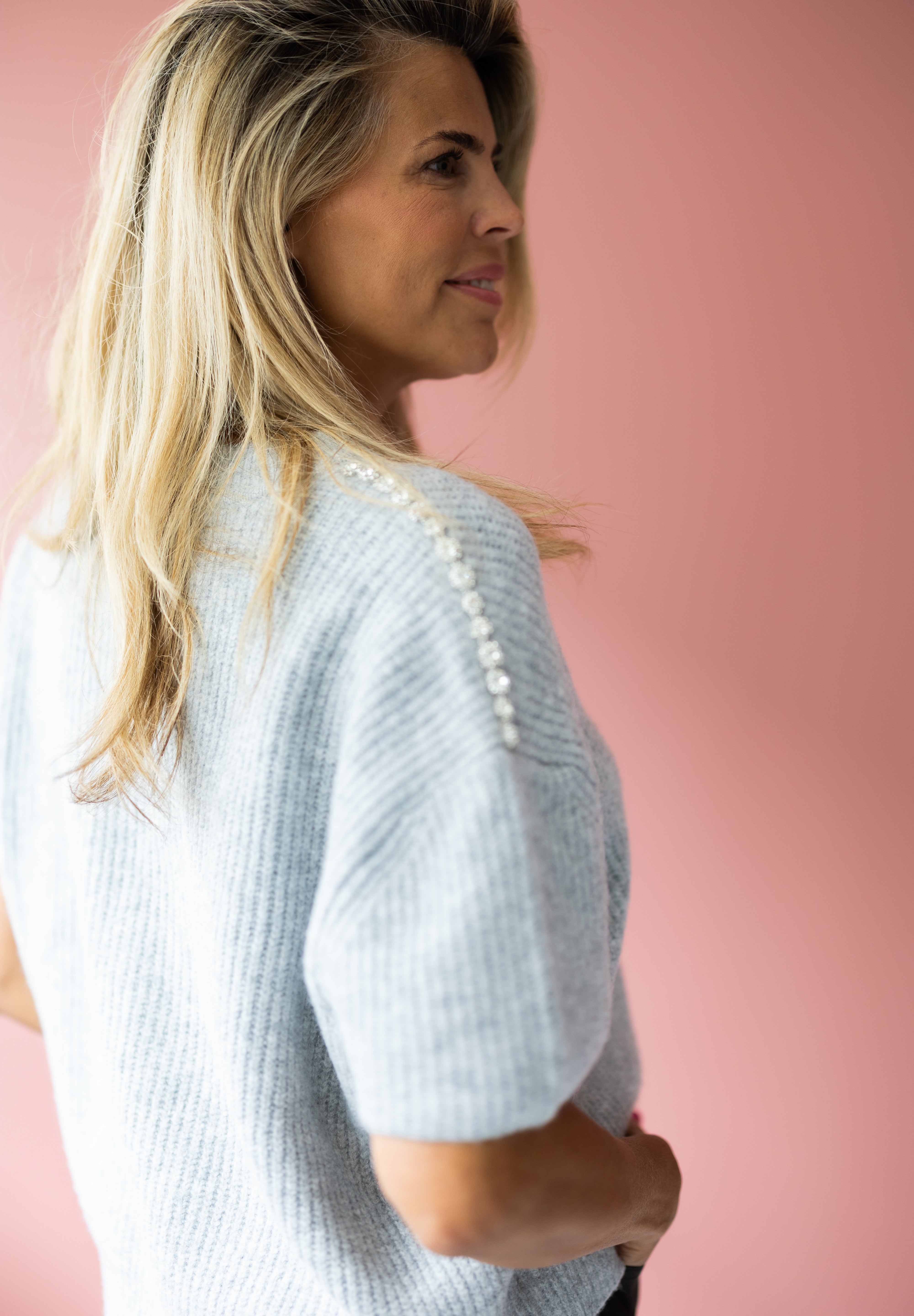 The Diamond knit | Grey | Studio Poespas