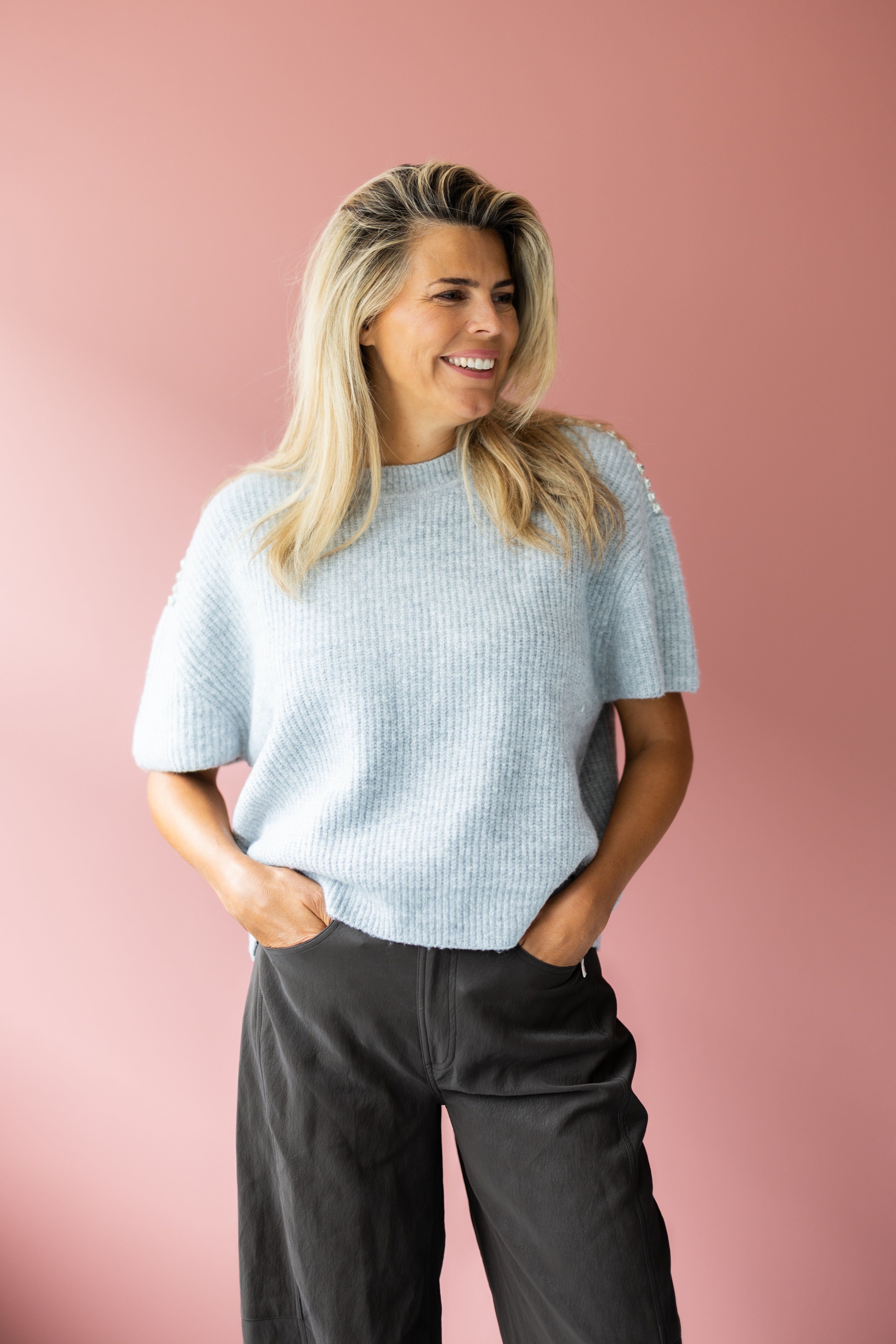 The Diamond knit | Grey | Studio Poespas