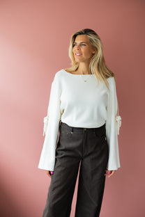 Top Bow Blanche | Studio Poespas