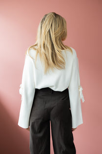 Top Bow Blanche | Studio Poespas