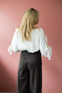 Top Bow Blanche | Studio Poespas