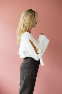 Top Bow Blanche | Studio Poespas