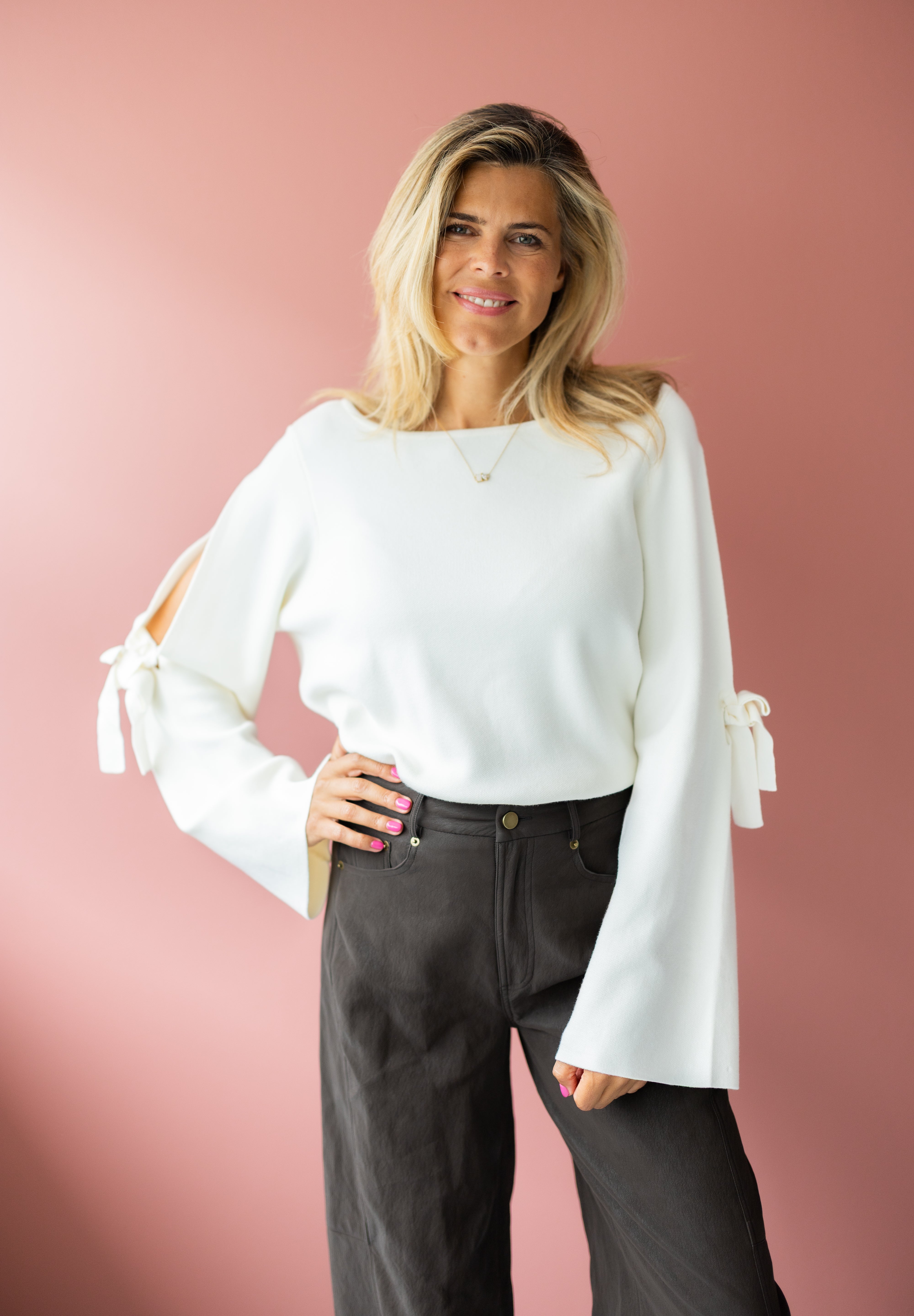 Top Bow Blanche | Studio Poespas