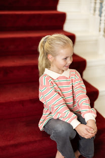 Polo Spotty | Blush bound stripe | Konges Slojd