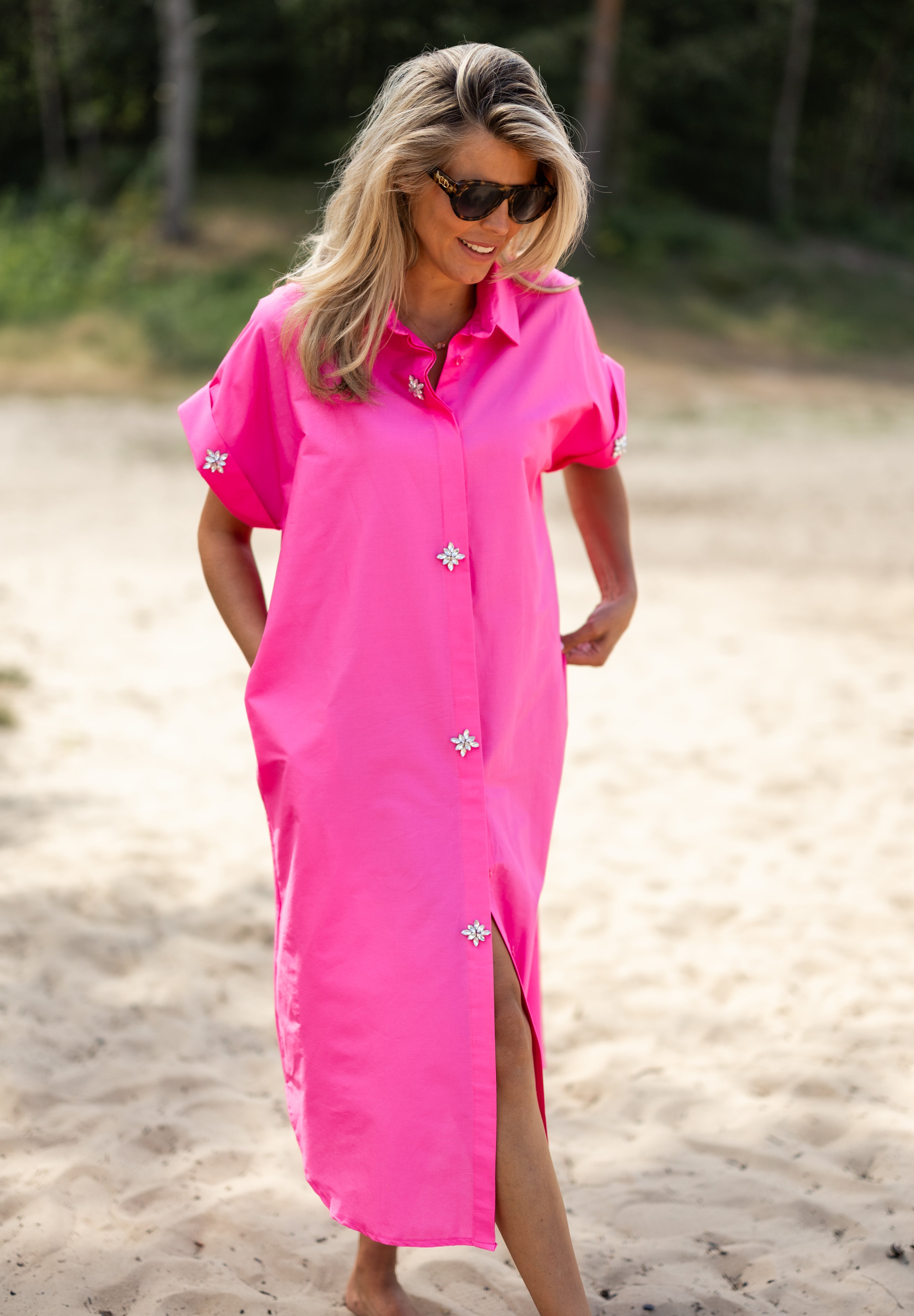 Jurk Odette | Fuchsia