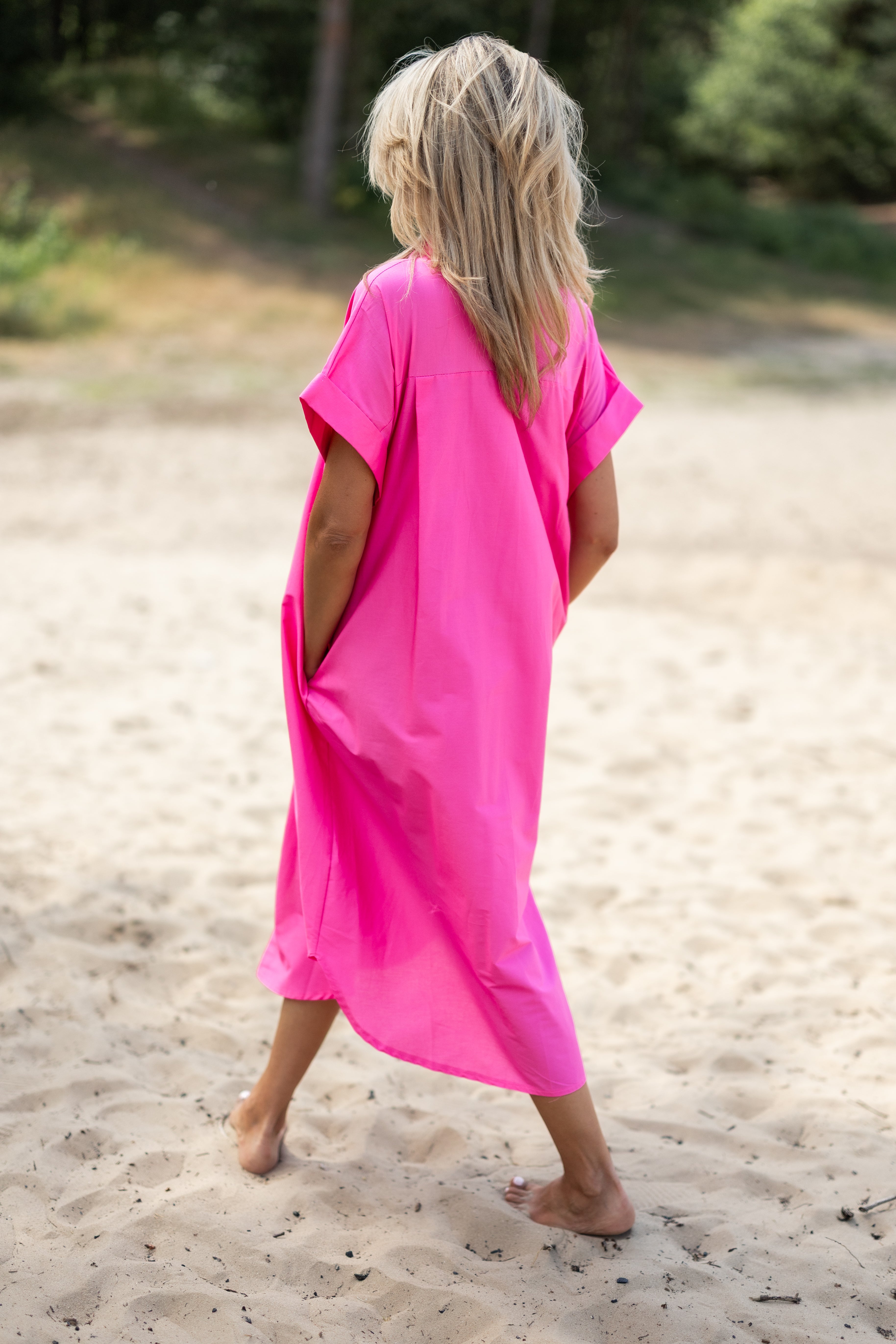 Jurk Odette | Fuchsia