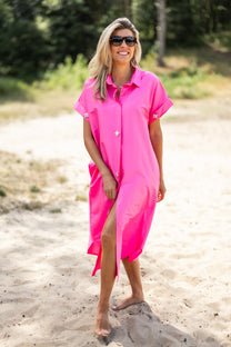Jurk Odette | Fuchsia