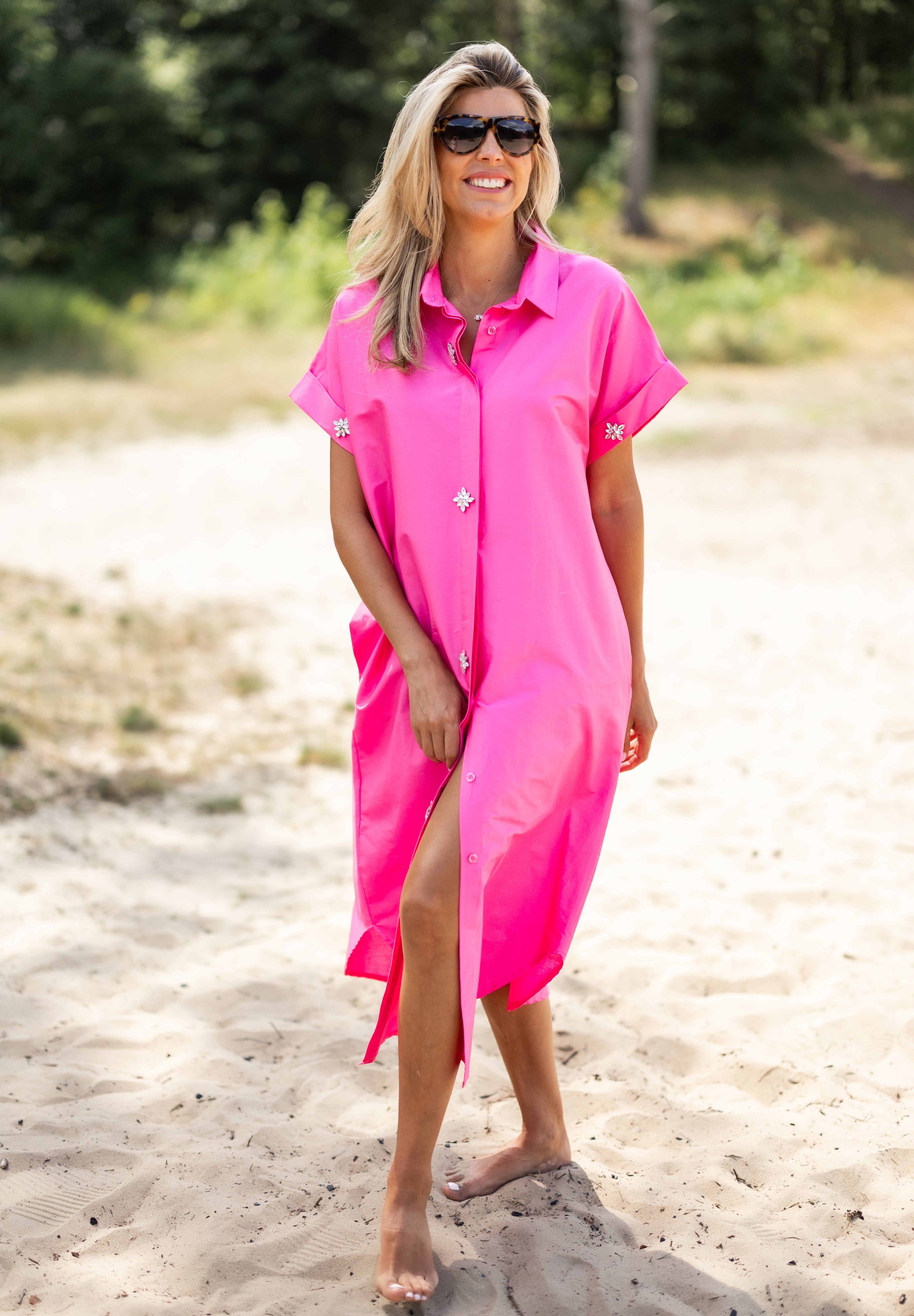 Jurk Odette | Fuchsia