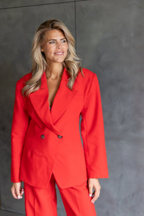 PRE-ORDER: Blazer Anne | Poppy red | Harper & Yve