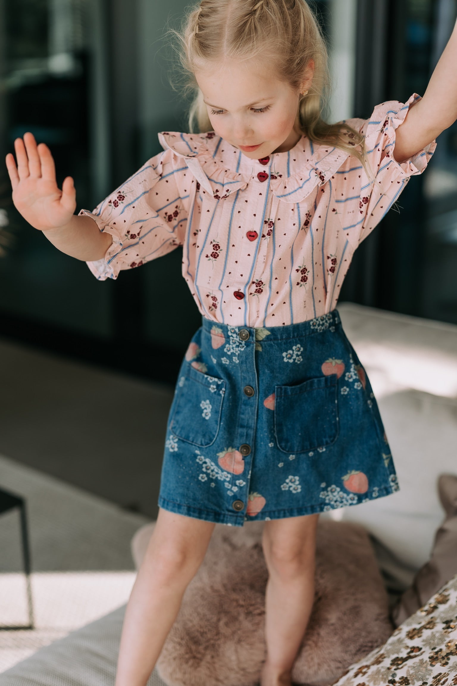 Colombe blouse | Icy pink | Fliink