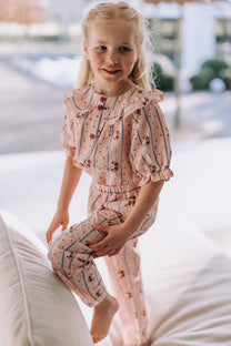 Colombe ruffle pants | Icy pink | Fliink