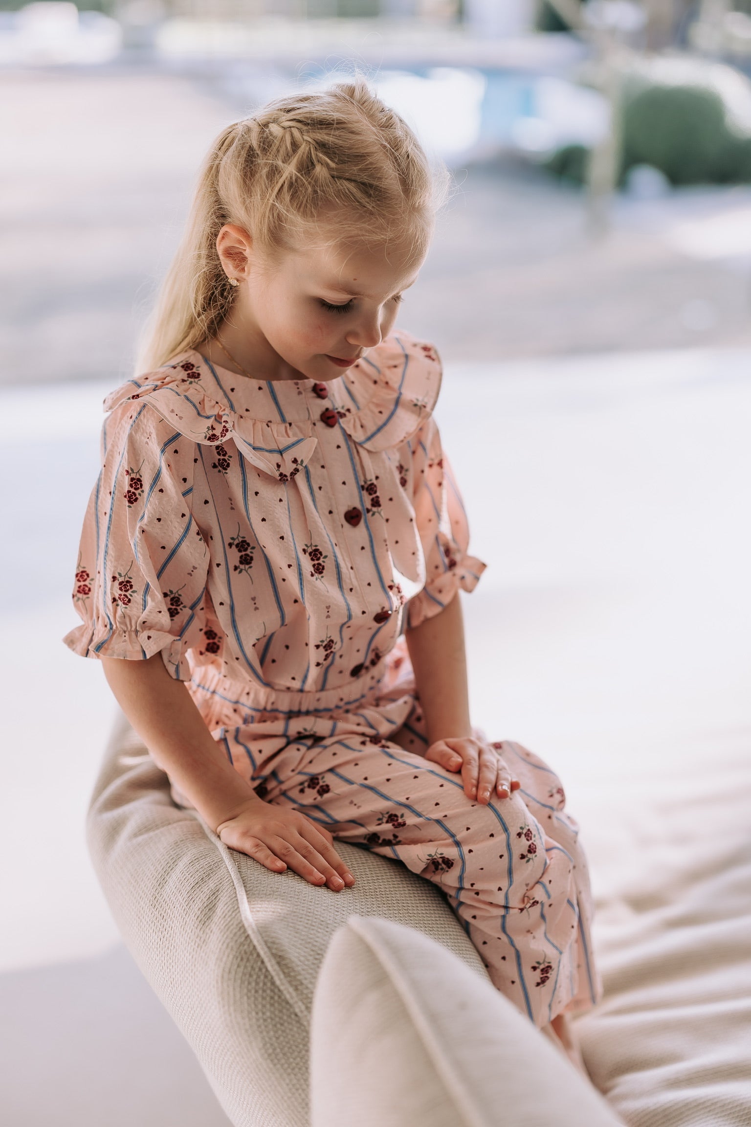 Colombe ruffle pants | Icy pink | Fliink