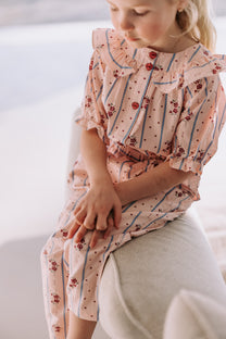 Colombe ruffle pants | Icy pink | Fliink