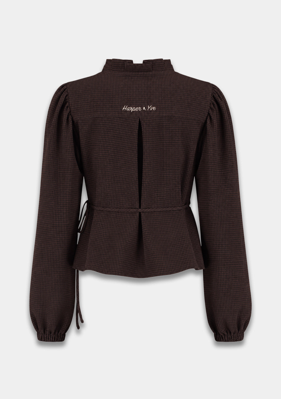 Longsleeve Debby | Hot fudge | Harper & Yve