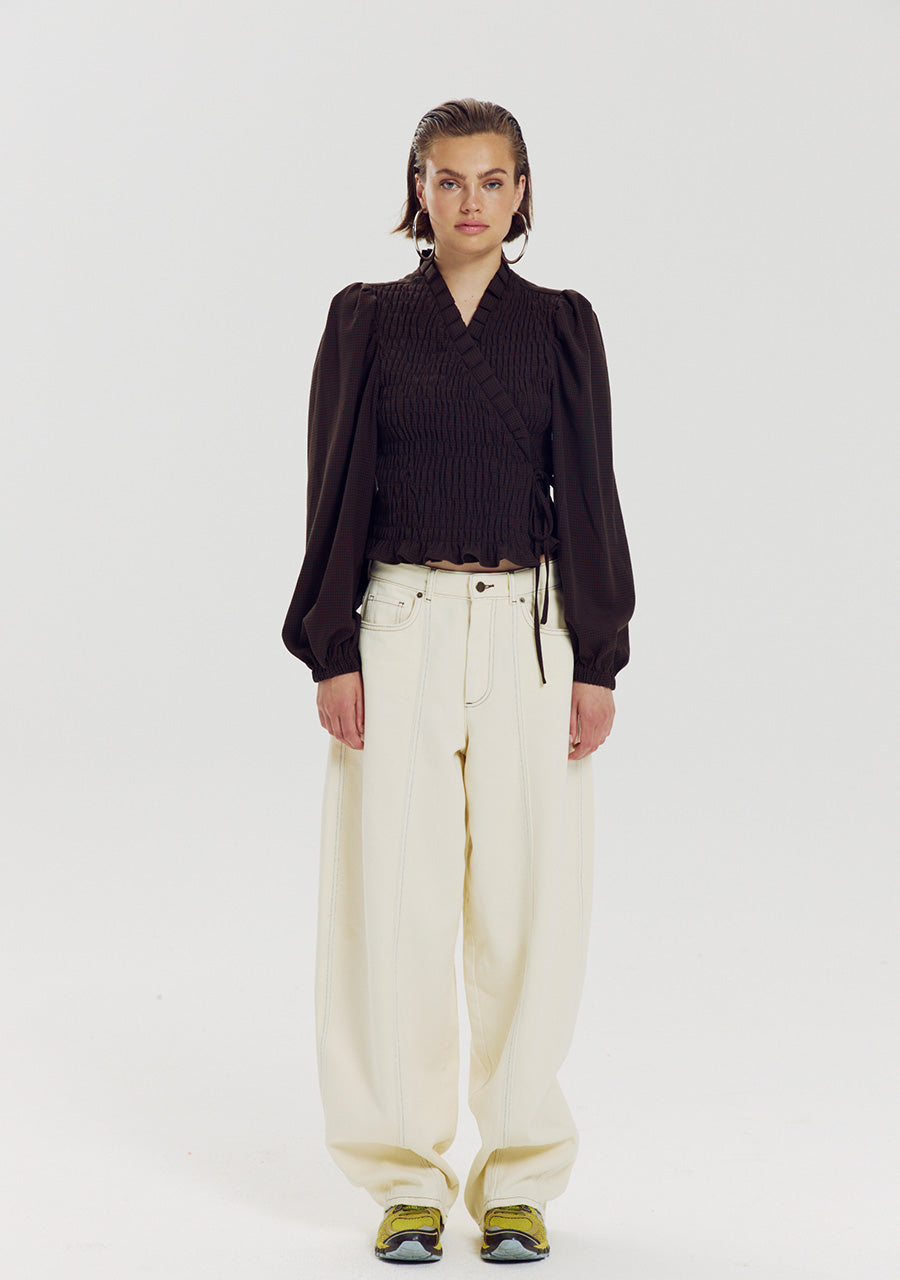 Longsleeve Debby | Hot fudge | Harper & Yve