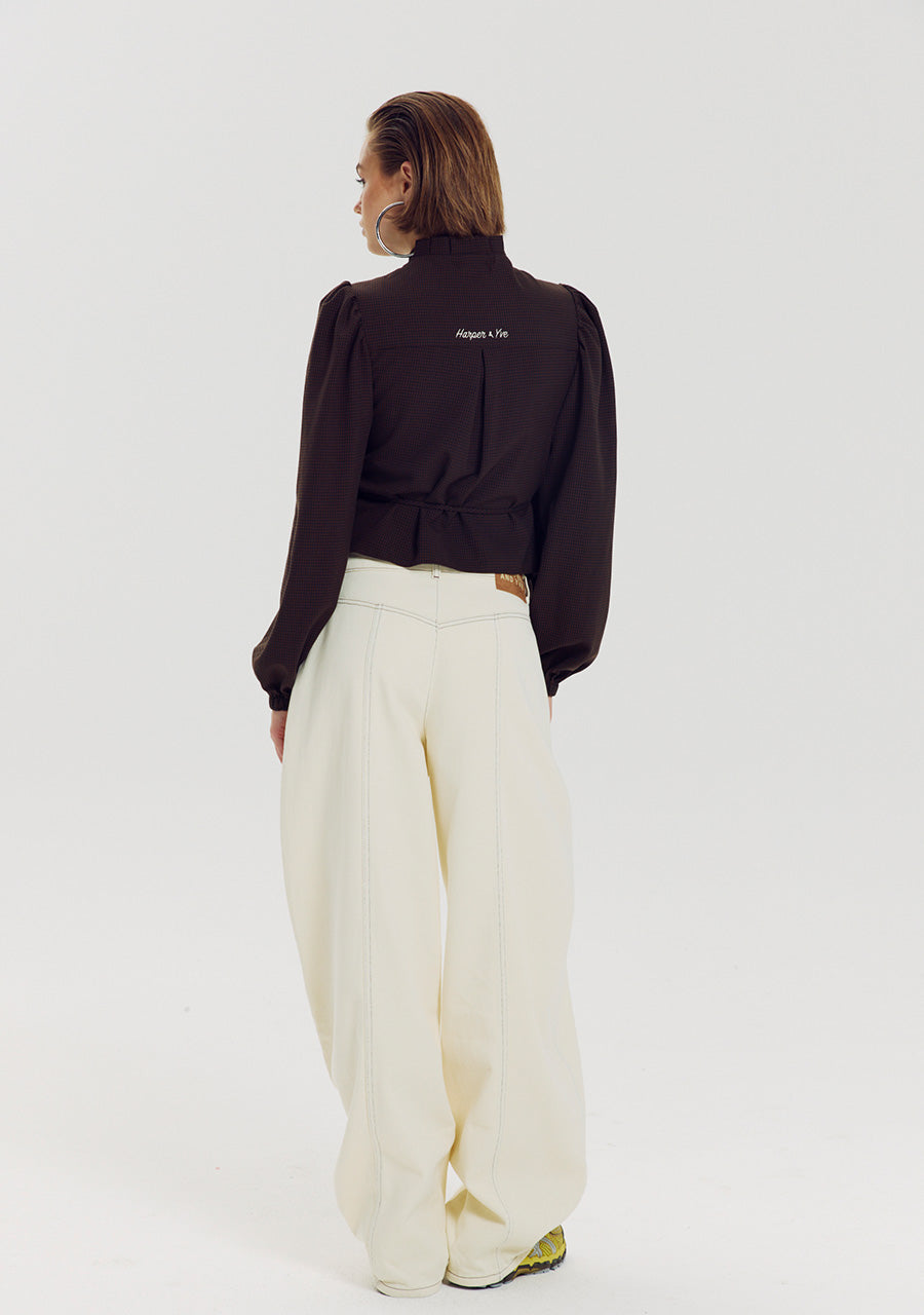 Longsleeve Debby | Hot fudge | Harper & Yve