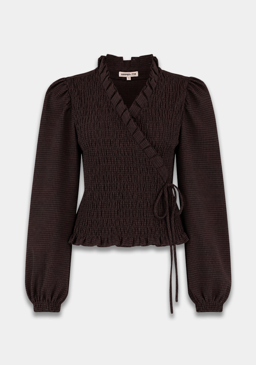 Longsleeve Debby | Hot fudge | Harper & Yve