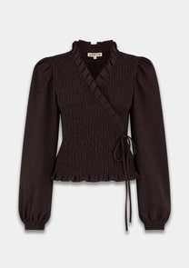 Longsleeve Debby | Hot fudge | Harper & Yve