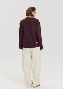 Longsleeve Elana | Hot fudge | Harper & Yve