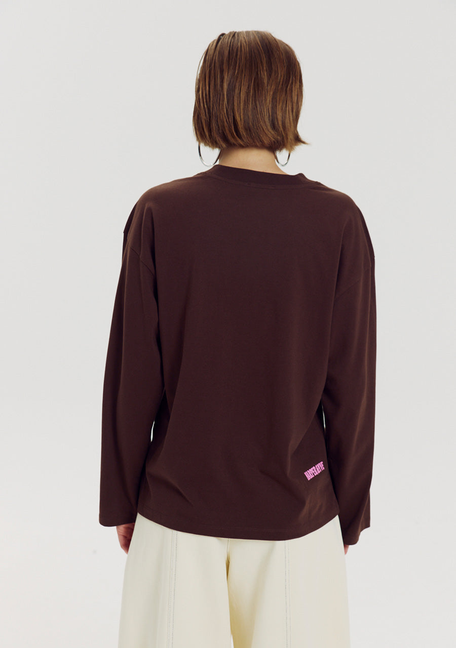 Longsleeve Elana | Hot fudge | Harper & Yve