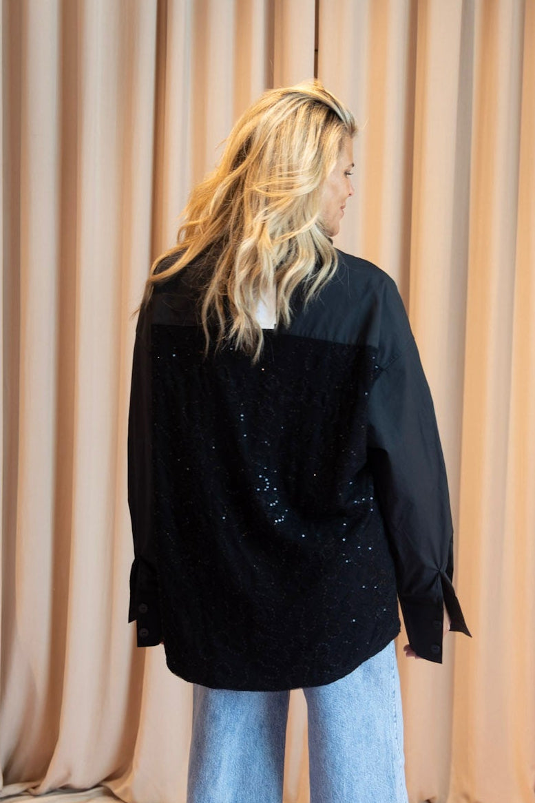 Longsleeve Yelena  | Black | Harper & Yve