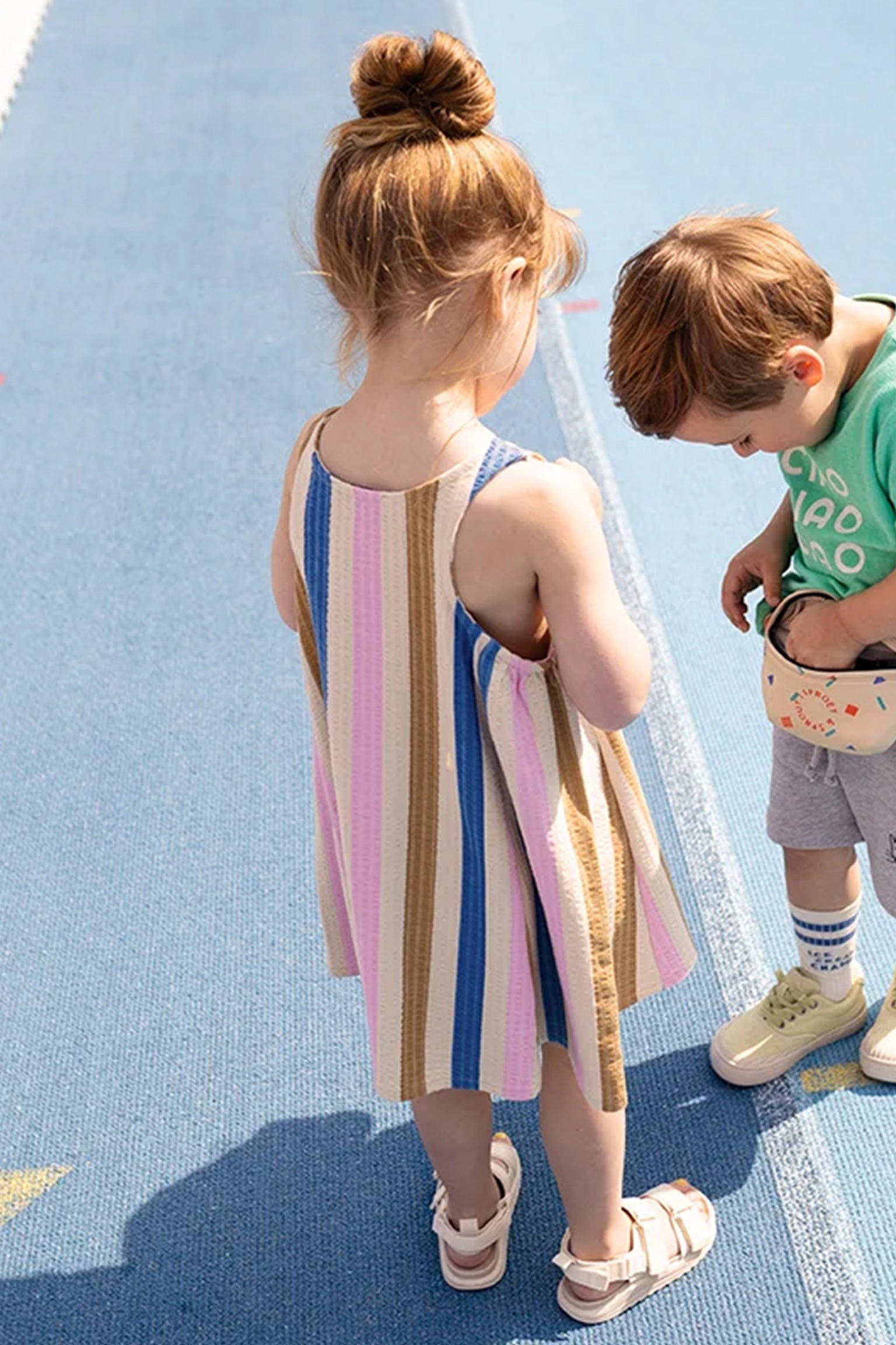 Loose dress striped | Sesame | Sproet & Sprout