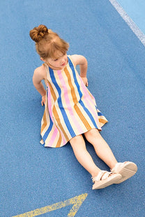 Loose dress striped | Sesame | Sproet & Sprout