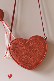 Love heart glitter bag | Rockahula