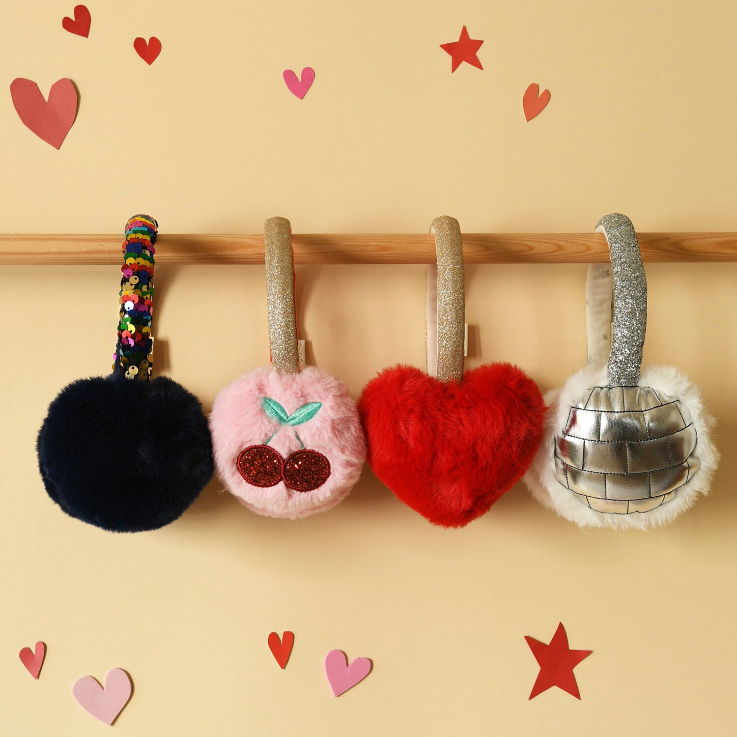 Love heart earmuffs | 3-10 jaar | Rockahula