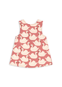 Magot bow dress | Swan rose | Konges Slojd