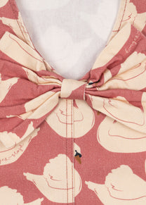 Magot bow dress | Swan rose | Konges Slojd