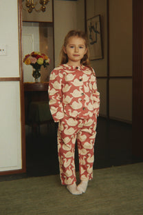 Magot frill jacket | Swan rose | Konges Slojd