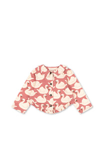 Magot frill jacket | Swan rose | Konges Slojd