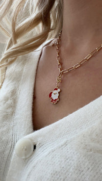 Mini Christmas charm | Santa
