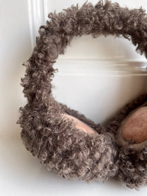 Oorwarmers cold & cozy | Brown teddy | Studio Poespas