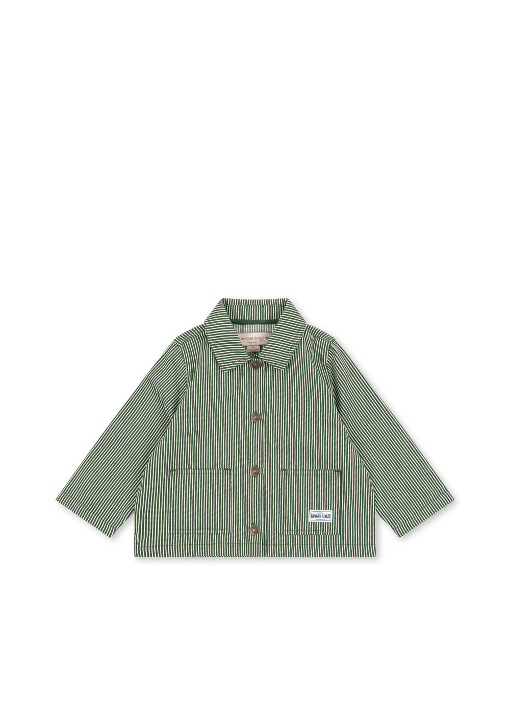 Overshirt Luc | Milk Verte Stripe | Konges Sløjd