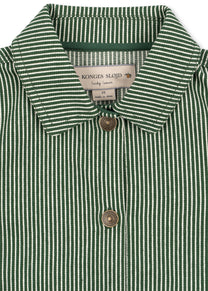 Overshirt Luc | Milk Verte Stripe | Konges Sløjd