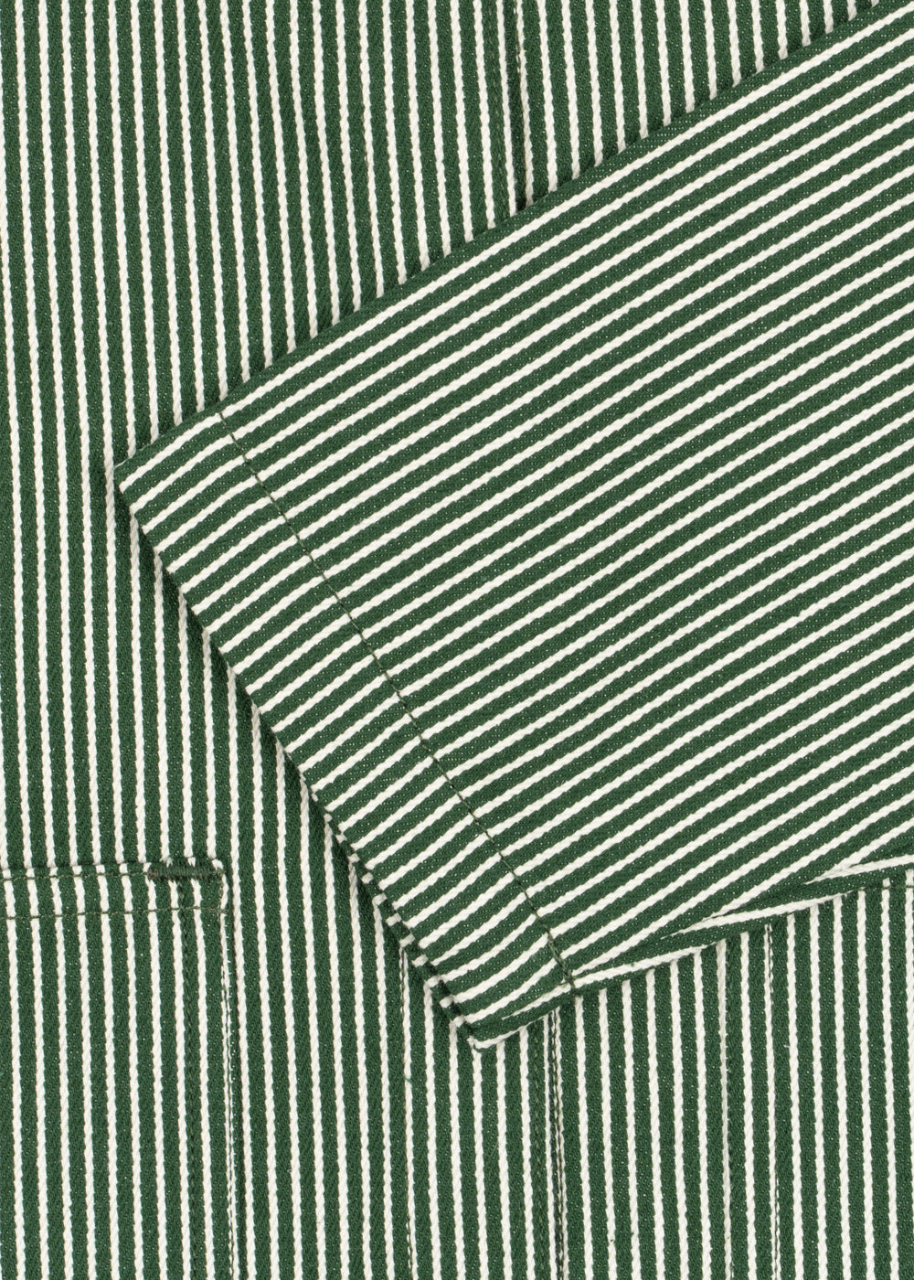 Overshirt Luc | Milk Verte Stripe | Konges Sløjd