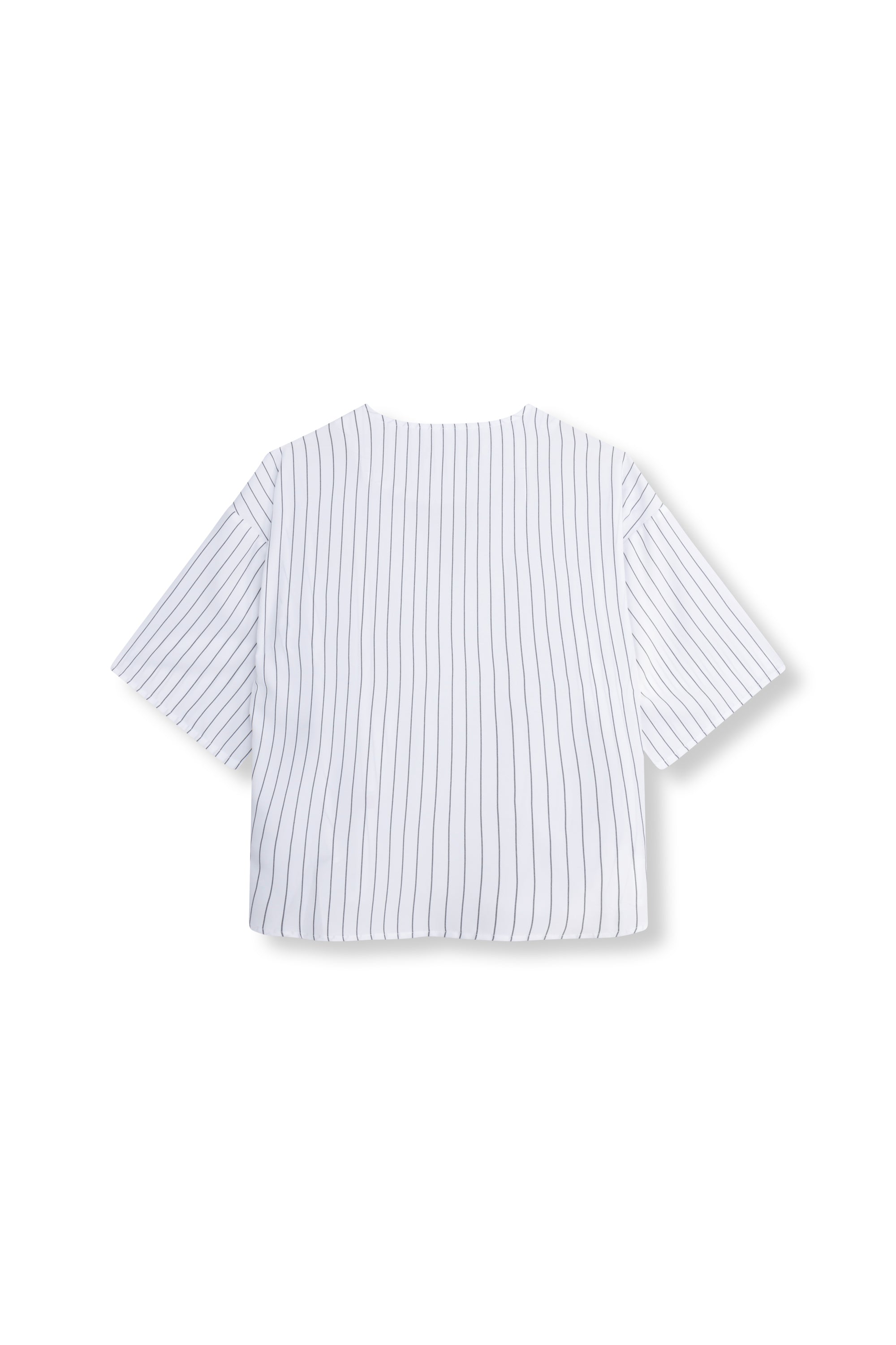 Oversized baseball shirt Bennie | White | Refined Department