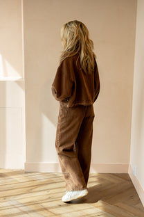 Oversized studded jacket Honni | Brown | Refined Department