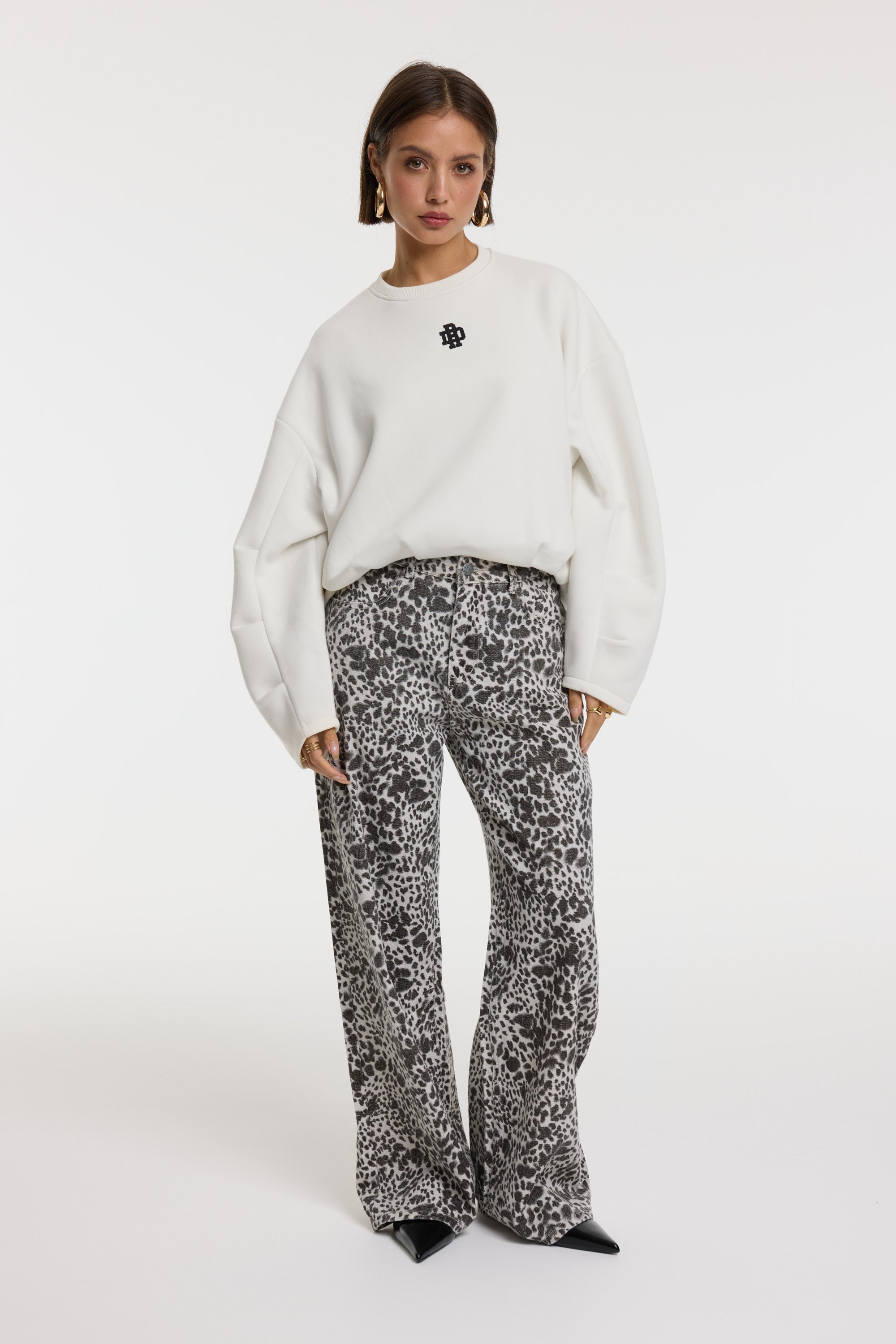 Oversized sweater Sellie | Off-white | Refined Department